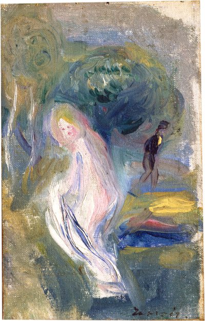 Nu avec figure en arrière-plan, vers 1882 - Pierre Auguste Renoir