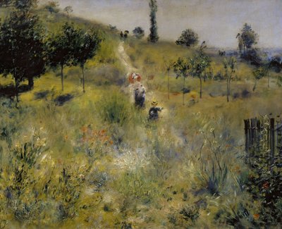 Sentier menant à travers les hautes herbes - Pierre Auguste Renoir