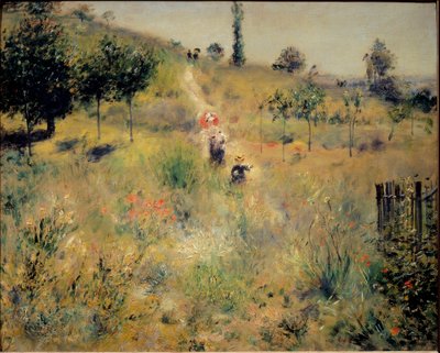 Sentier montant dans les hautes herbes - Pierre Auguste Renoir