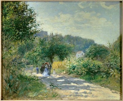 Chemin vers Louveciennes - Pierre Auguste Renoir