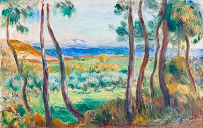 Pins près de Cagnes, vers 1910 - Pierre Auguste Renoir
