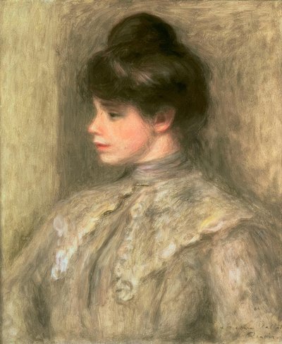 Portrait de Madame Valtat - Pierre Auguste Renoir