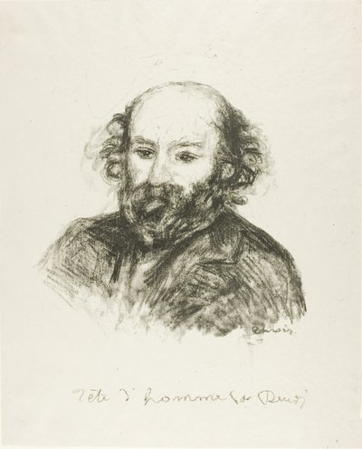 Portrait de Cézanne - Pierre Auguste Renoir