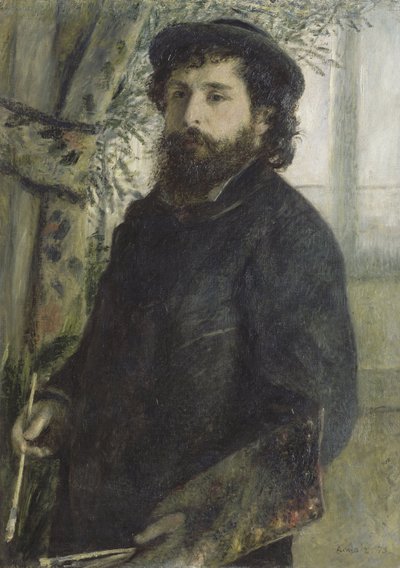Portrait de Claude Monet, 1875 - Pierre Auguste Renoir