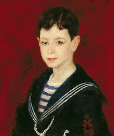 Portrait de Fernand Halphen (1872-1917) 1880 - Pierre Auguste Renoir