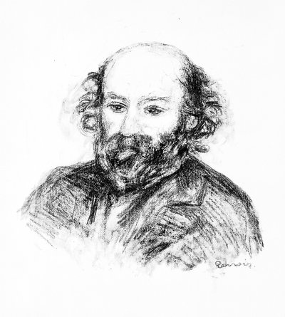 Portrait de Paul Cézanne, vers 1902 - Pierre Auguste Renoir