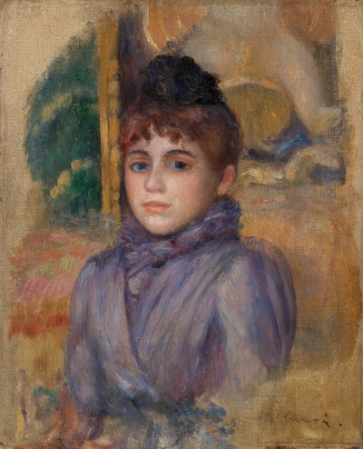 Portrait de jeune femme - Pierre Auguste Renoir
