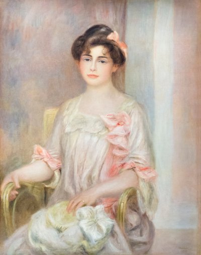 Portrait de madame Josse Bernheim-Dauberville - Pierre Auguste Renoir