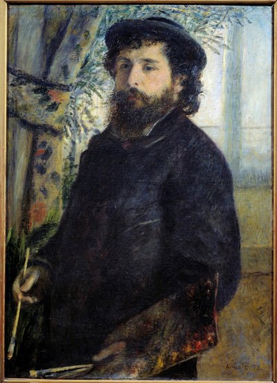Portrait du peintre Claude Monet (1840-1926) - Pierre Auguste Renoir