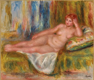 Femme nue couchée - Pierre Auguste Renoir