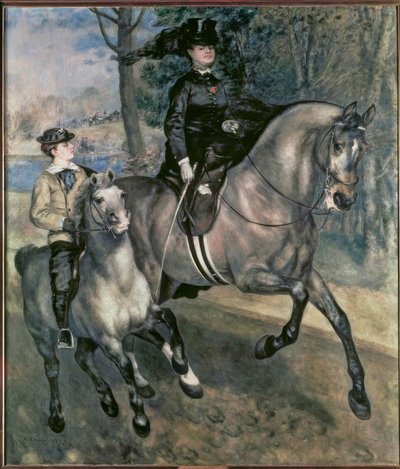 Cavalière au Bois de Boulogne - Pierre Auguste Renoir