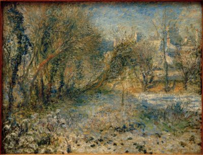 Paysage enneigé - Pierre Auguste Renoir