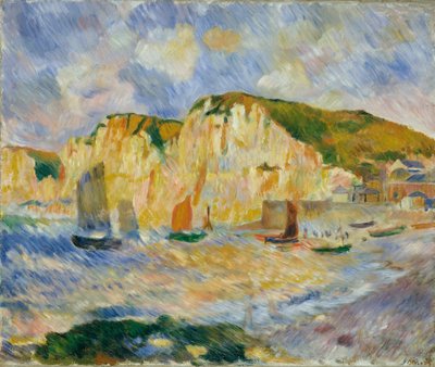 Mer et falaises - Pierre Auguste Renoir