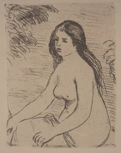 Femme nue assise - Pierre Auguste Renoir