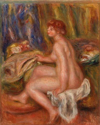 Nu assis dans une pièce - Pierre Auguste Renoir