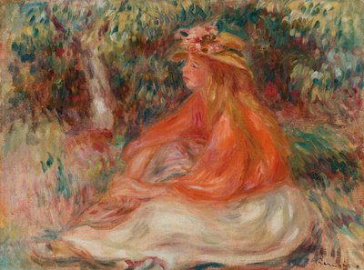 Femme assise - Pierre Auguste Renoir