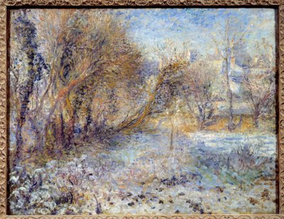 Paysage de neige Peinture de Pierre Auguste Renoir (1841-1919) 1875 - Pierre Auguste Renoir