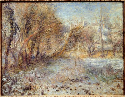 Paysage enneigé - Pierre Auguste Renoir