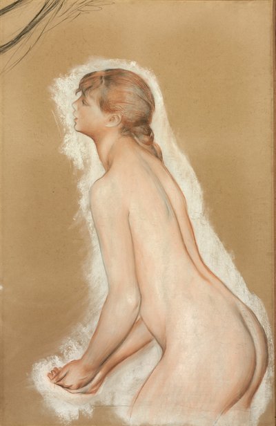 Figure éclaboussante (étude pour "Les Grandes Baigneuses") - Pierre Auguste Renoir