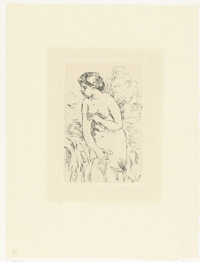 Femme nue debout ou baigneuse - Pierre Auguste Renoir