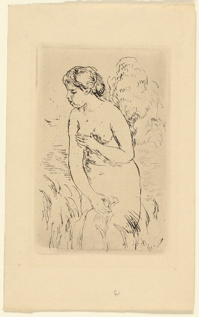 Baigneur debout - Pierre Auguste Renoir