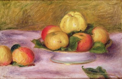Nature morte avec pommes - Pierre Auguste Renoir