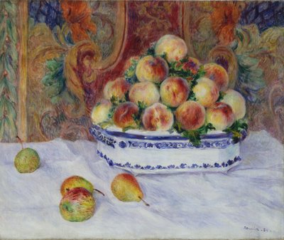 Nature morte avec des pêches, 1881 - Pierre Auguste Renoir