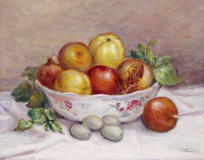 Nature morte avec une grenade - Pierre Auguste Renoir