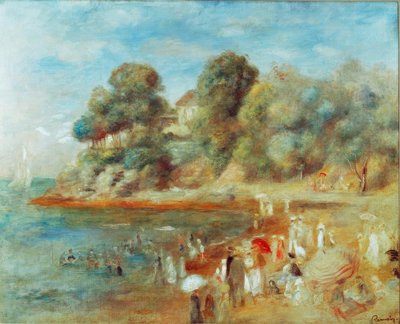 Plage à Pornic - Pierre Auguste Renoir