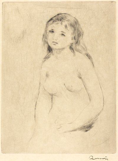 Étude pour une baigneuse, fin 19ème-début 20ème siècle - Pierre Auguste Renoir