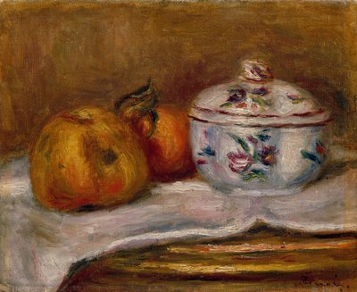 Bol de sucre, pomme et orange - Pierre Auguste Renoir