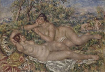 Les baigneurs, vers 1918-19 - Pierre Auguste Renoir