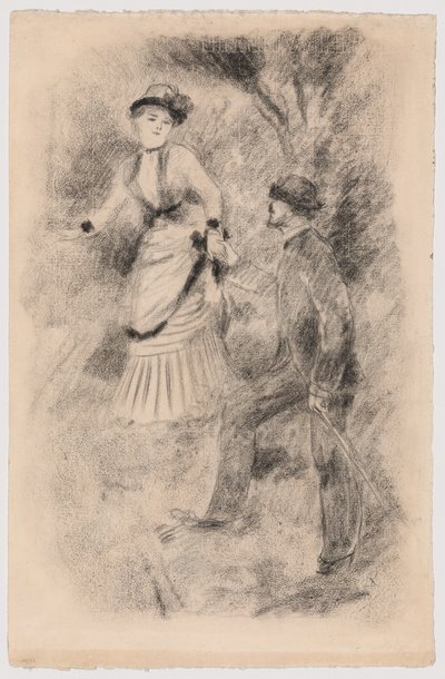 La descente du sommet : Jean Martin soutient Hélène, la fille du banquier (Illustration pour "L