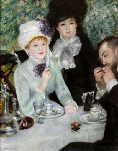 La Fin du déjeuner - Pierre Auguste Renoir