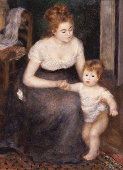 Le premier pas, 1876 - Pierre Auguste Renoir