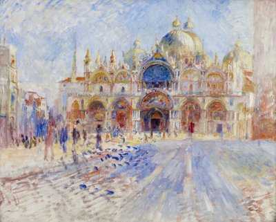 La Piazza San Marco, Venise - Pierre Auguste Renoir
