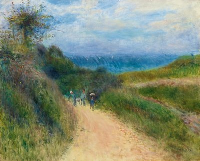La Route de Berneval, c.1880 - Pierre Auguste Renoir