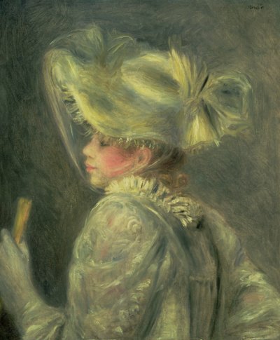 Le chapeau blanc - Pierre Auguste Renoir