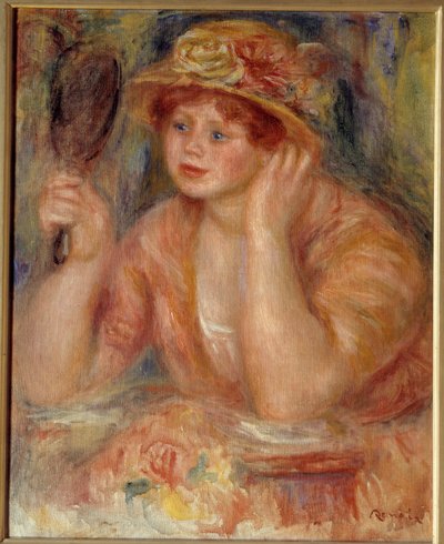 La femme au miroir - Pierre Auguste Renoir