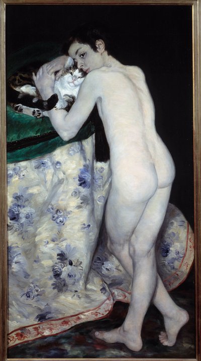 Le jeune garçon au chat - Pierre Auguste Renoir