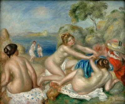 Trois baigneuses au crabe - Pierre Auguste Renoir
