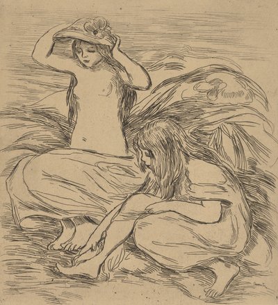 Deux baigneuses, 1895 - Pierre Auguste Renoir