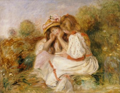Deux filles, vers 1890 - Pierre Auguste Renoir