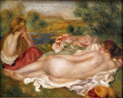 Deux baigneuses - Pierre Auguste Renoir