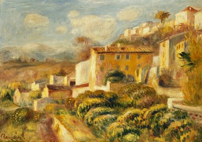 Vue de la Poste, Cagnes - Pierre Auguste Renoir