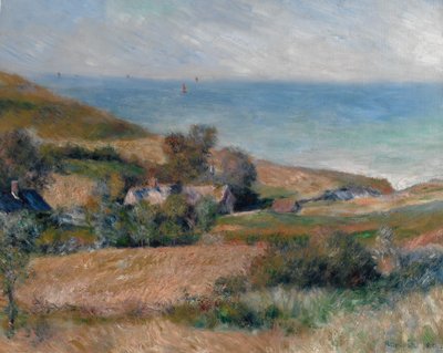Vue de la côte près de Wargemont en Normandie, 1880 - Pierre Auguste Renoir