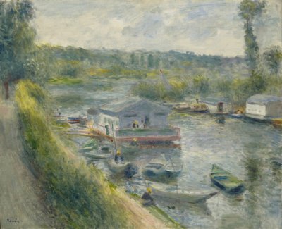 Bateau Lavoir à Bas-Meudon, vers 1874 - Pierre Auguste Renoir