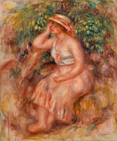 Rêveuse - Pierre Auguste Renoir