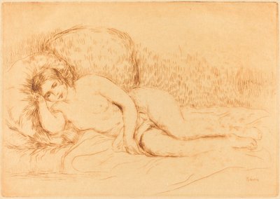 Femme couchée - Pierre Auguste Renoir
