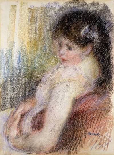Femme Assise - Pierre Auguste Renoir